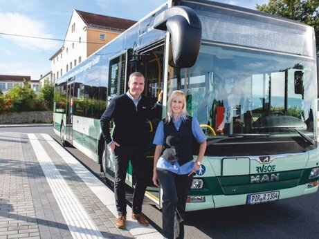 FahrerInnen mit Bus